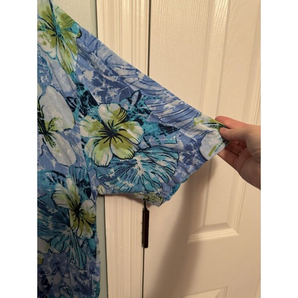 Carribean Joe Men's Casual Button-Up Shirt Size Large Tropical (W36) - Picture 6 of 10